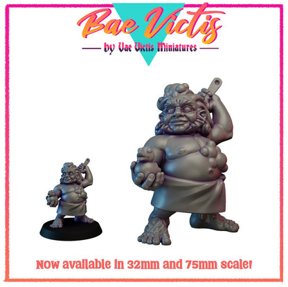 Bathing Halfling Bae Victis Figurine - by Vae Victis Miniatures
