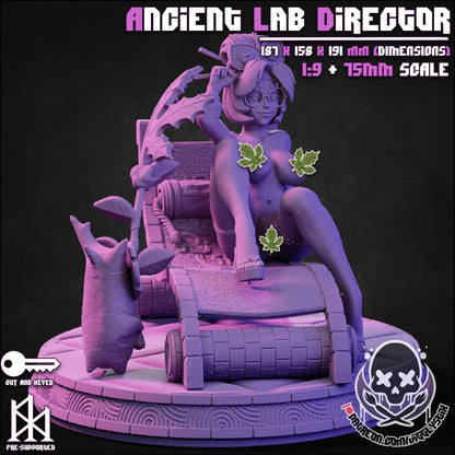 Ancient Lab Director Miniature - by Jigglystix
