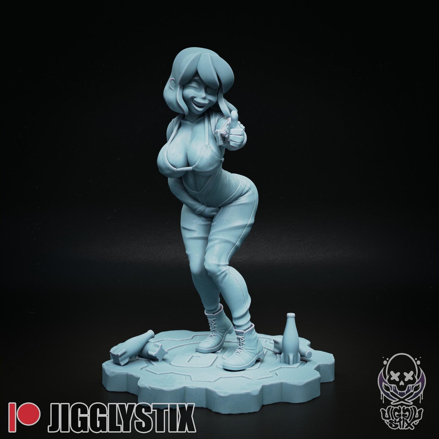 Vault Girl (Vault 69) Miniature - by Jigglystix