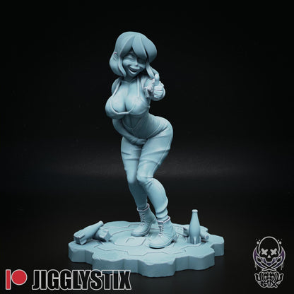 Vault Girl (Vault 69) Miniature - by Jigglystix
