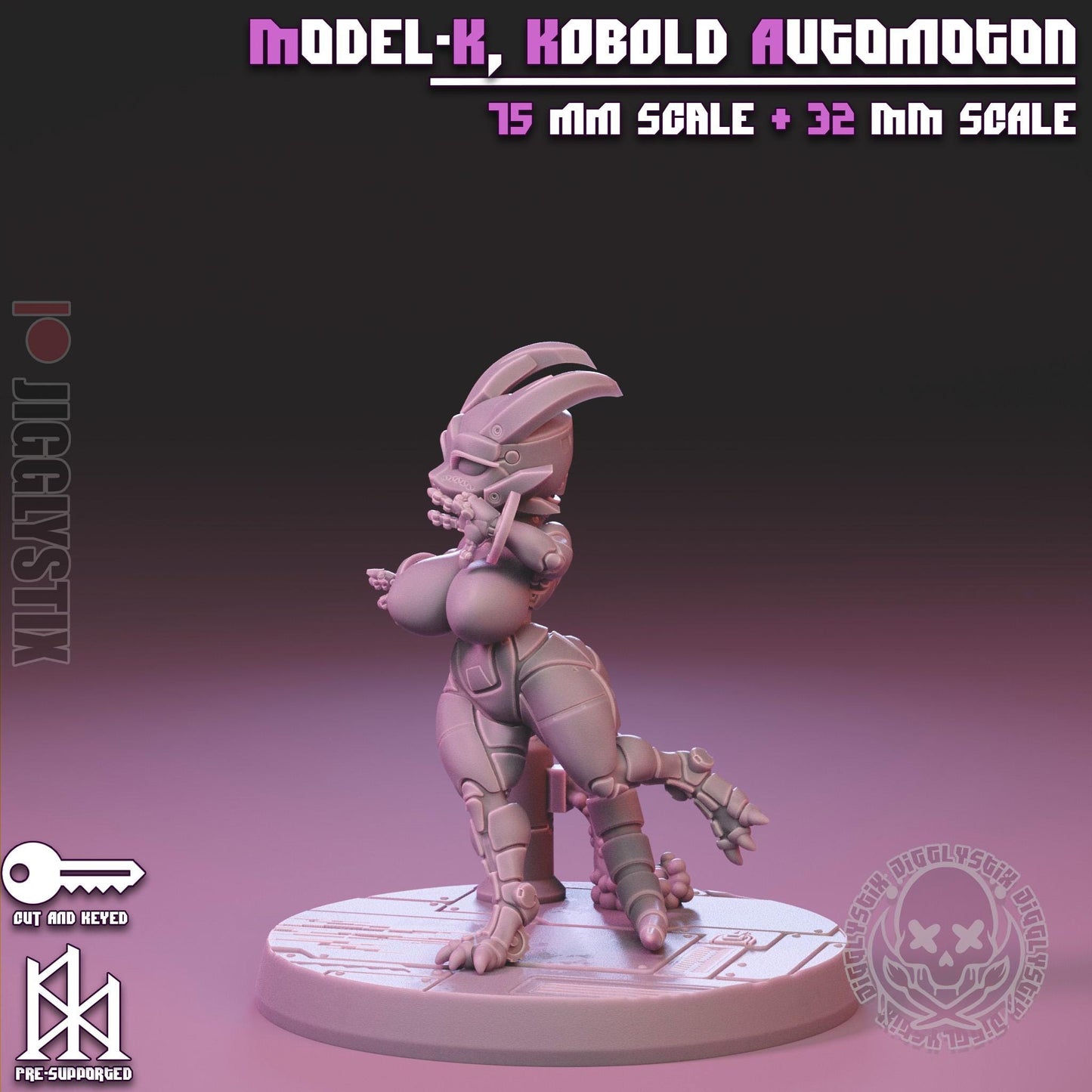 Model-K, the Kobold Automaton Miniature - by Jigglystix