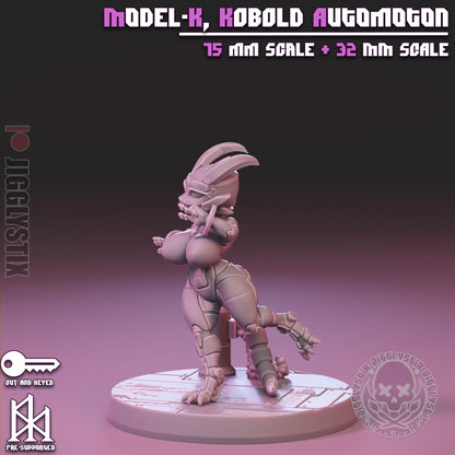 Model-K, the Kobold Automaton Miniature - by Jigglystix