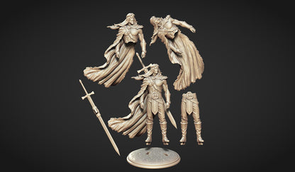 Bjorg the Dragonslayer Miniature - by Claydemon Miniatures