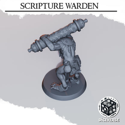 Scripture Warden Miniature - Diceverse