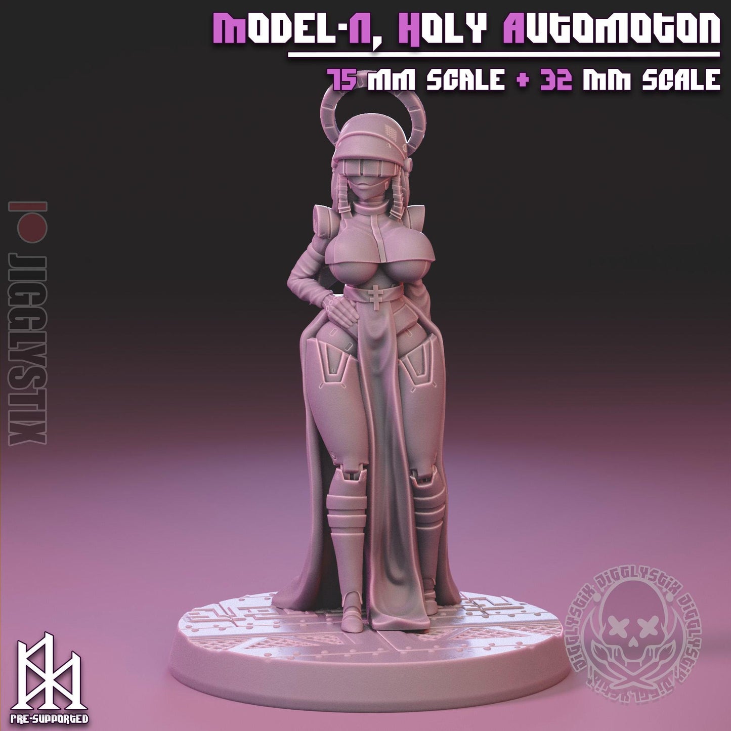 Model-N, the Holy Automoton Miniature - by Jigglystix
