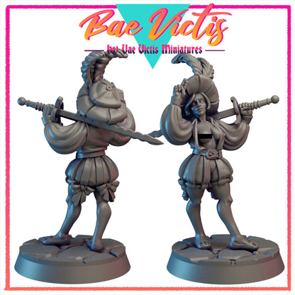 Landsknecht Girl Bae Victis Figurine - by Vae Victis Miniatures