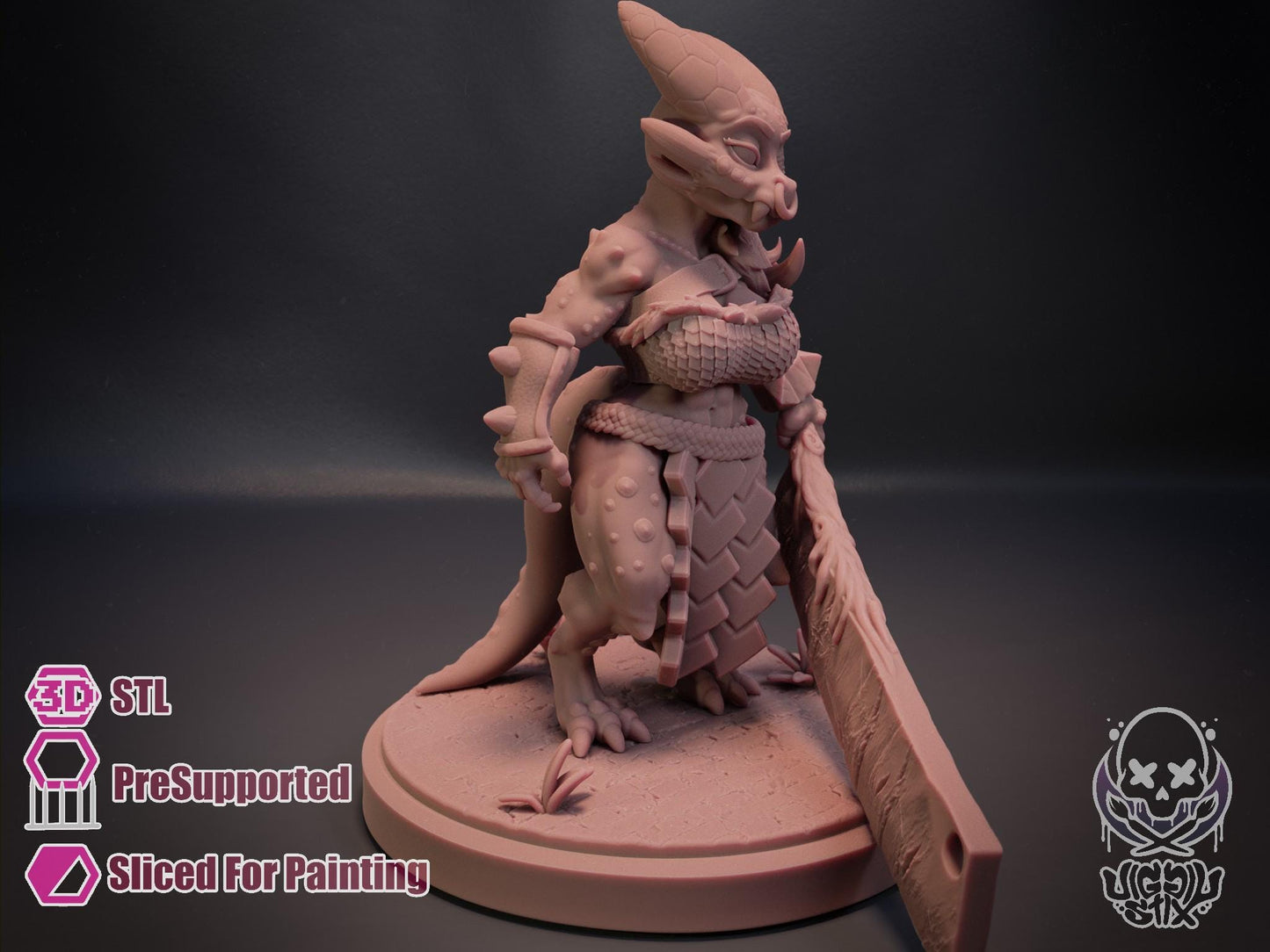 Forlorn Ramshackle Kobold Miniature - by Jigglystix