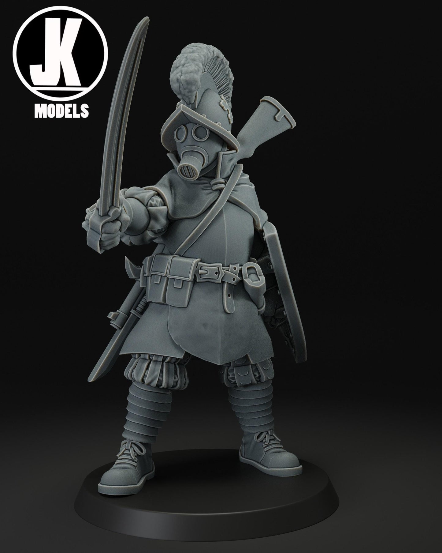 Papal Captain Swiss Guard Miniature - JK Remo Models