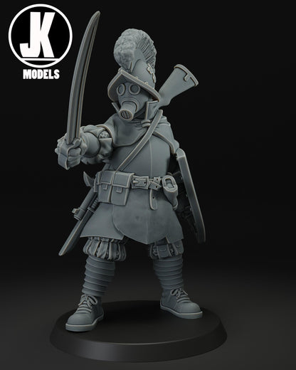 Papal Captain Swiss Guard Miniature - JK Remo Models