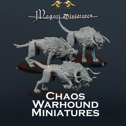 Chaos Warhound Miniatures - by Magori Miniatures