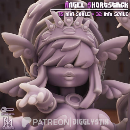 Angel Girl Shortstack Miniature - by Jigglystix