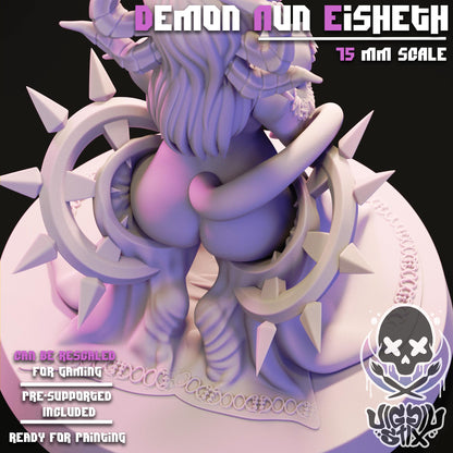 Demon Nun Eisheth Miniature - by Jigglystix