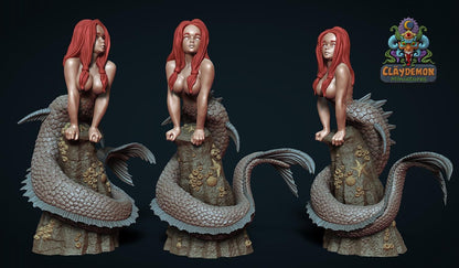 Daughter of the Sea Mermaid Miniature - by Claydemon Miniatures