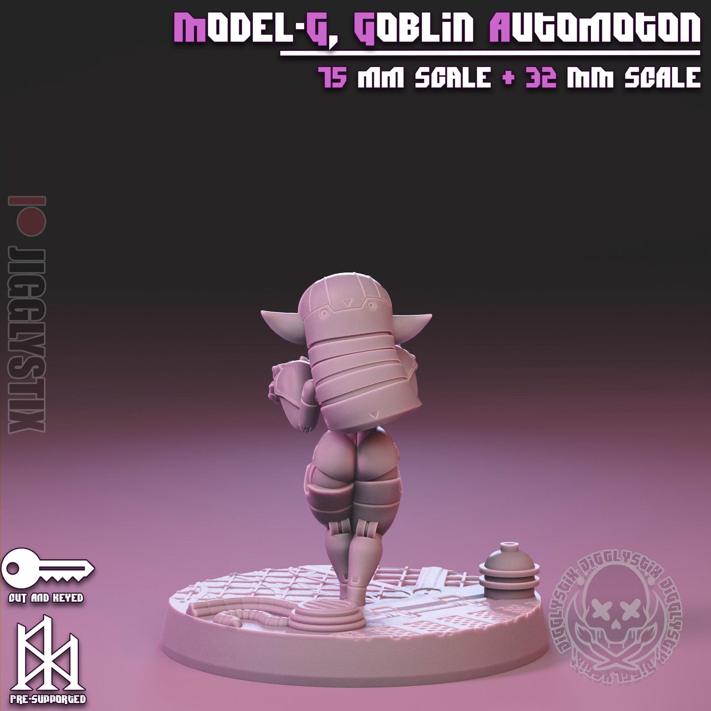 Model-G, the Goblin Automaton Miniature - by Jigglystix