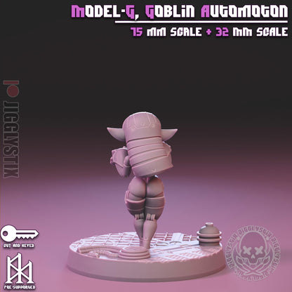 Model-G, the Goblin Automaton Miniature - by Jigglystix