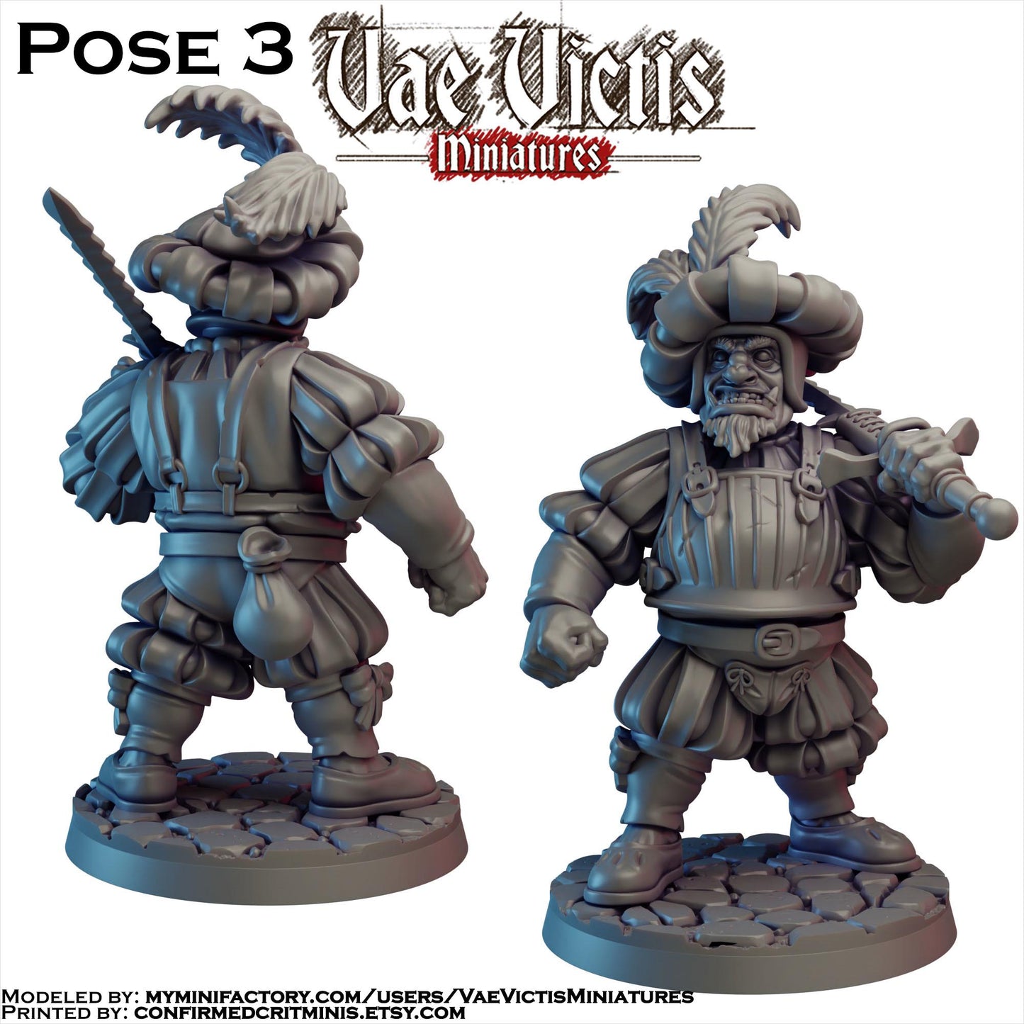 Ogre Mercenary Miniatures - by Vae Victis Miniatures