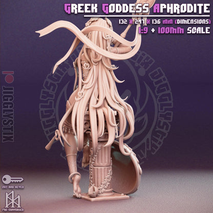 Greek Goddess Aphrodite Miniature - by Jigglystix