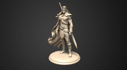Bjorg the Dragonslayer Miniature - by Claydemon Miniatures