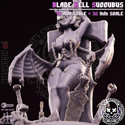 Blade Milf Succubus Miniature - by Jigglystix