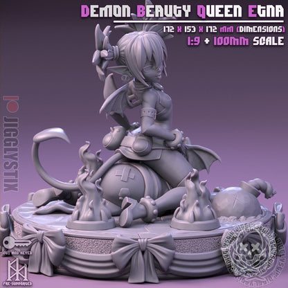 Demon Beauty Queen Etna Miniature - by Jigglystix