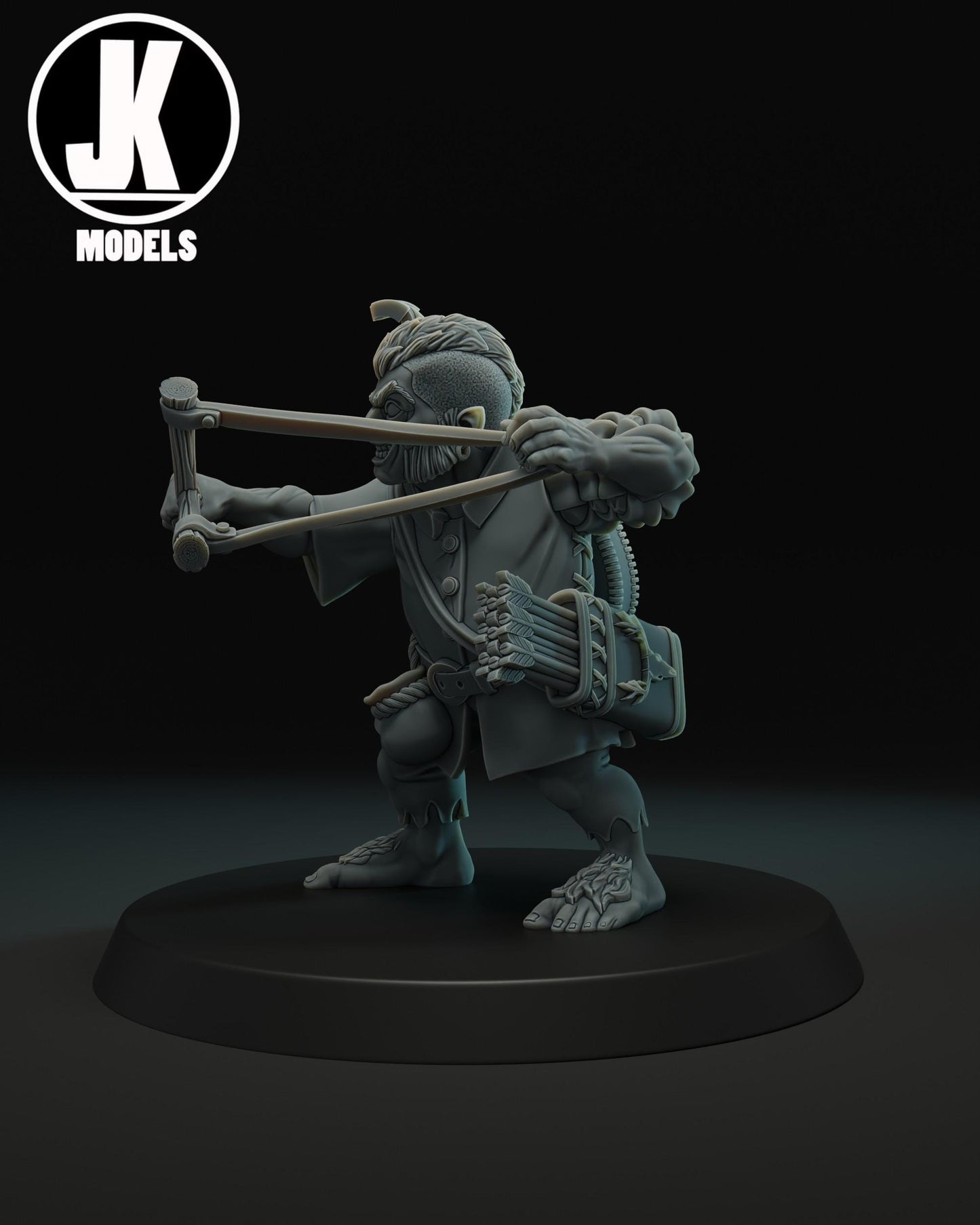 Halfling with Slingshot Miniature - JK Remo Models