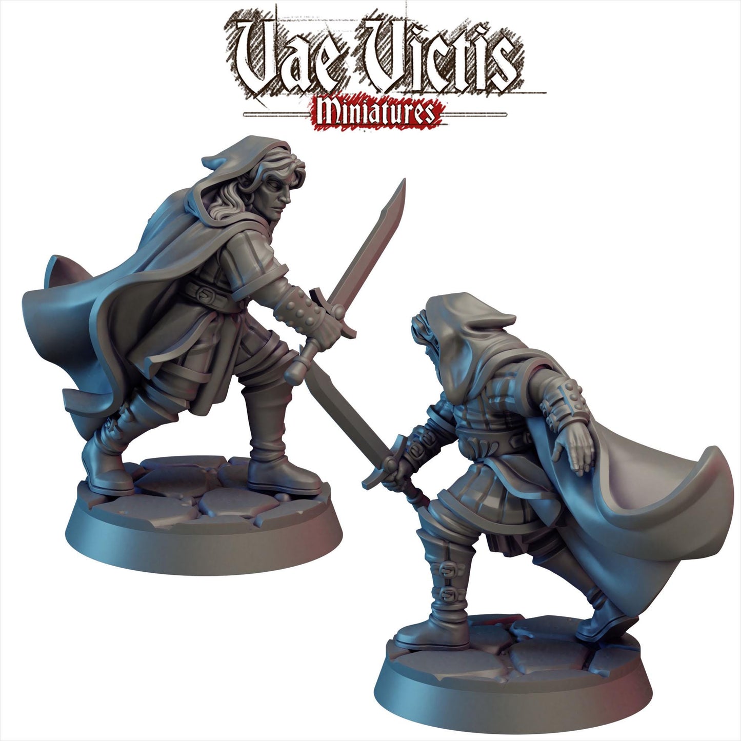 Elf Swordsman Miniature - by Vae Victis Miniatures