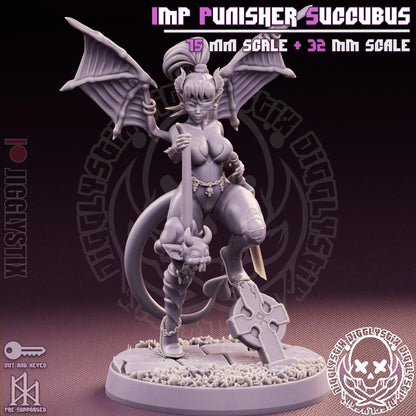 Imp Punisher Milf Succubus Miniature - by Jigglystix
