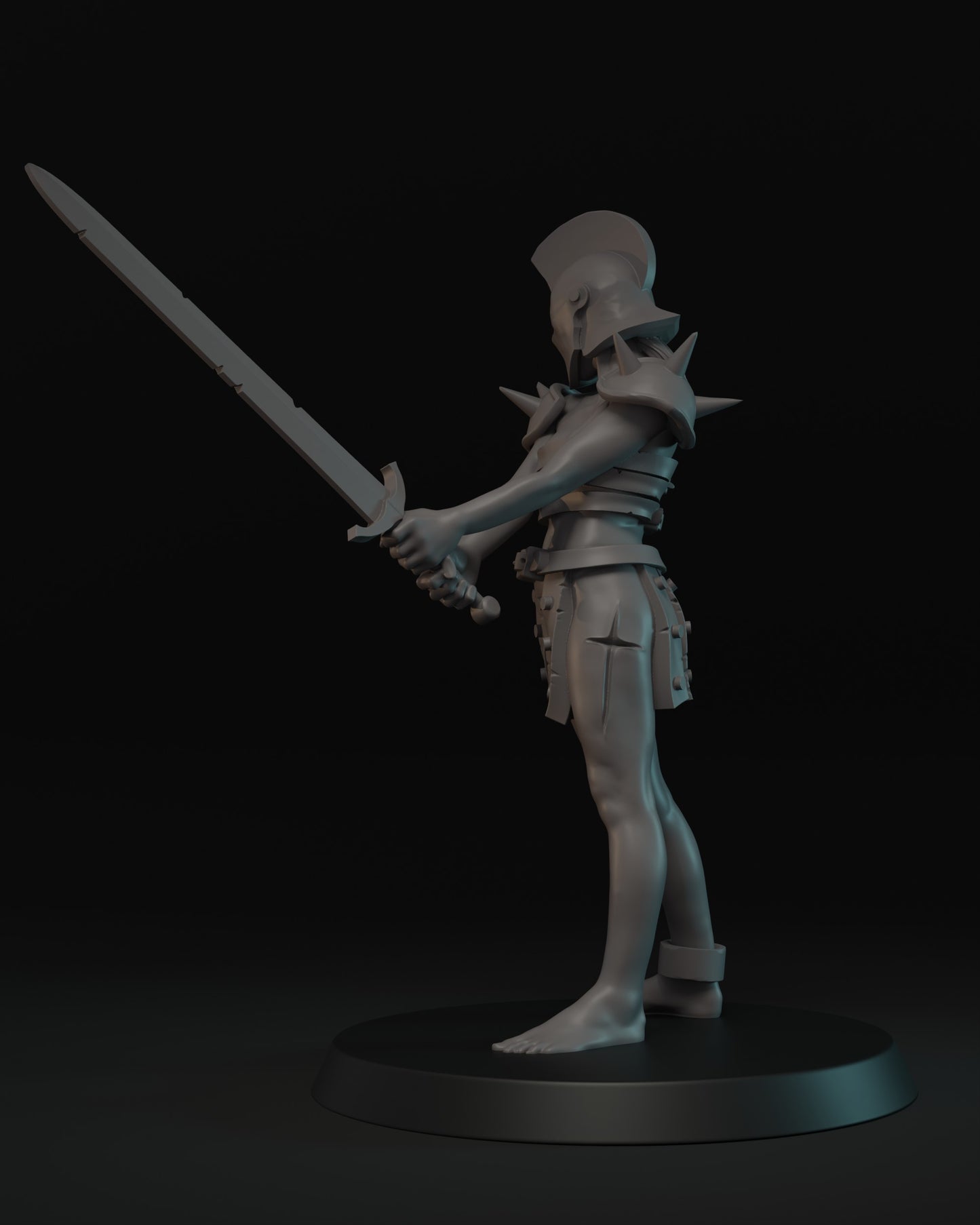 Nun Trench Walker Miniature - JK Remo Models