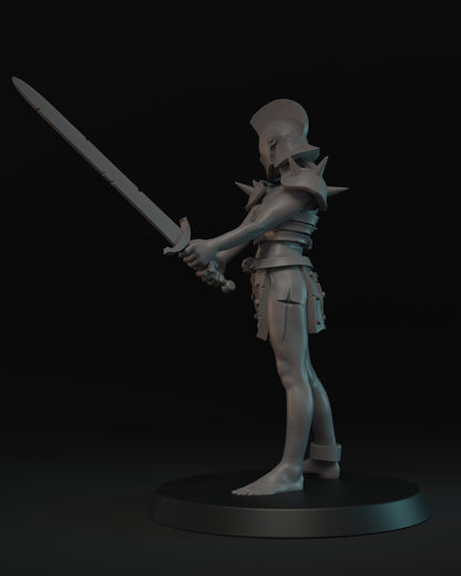 Nun Trench Walker Miniature - JK Remo Models