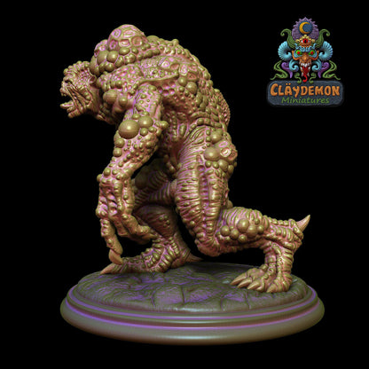 Bubonic Brute Miniature - by Claydemon Miniatures