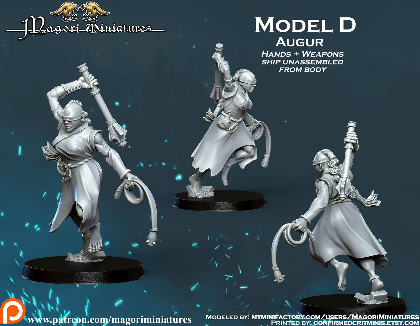 Sisters of the Hammergod Warband Miniatures - by Magori Miniatures