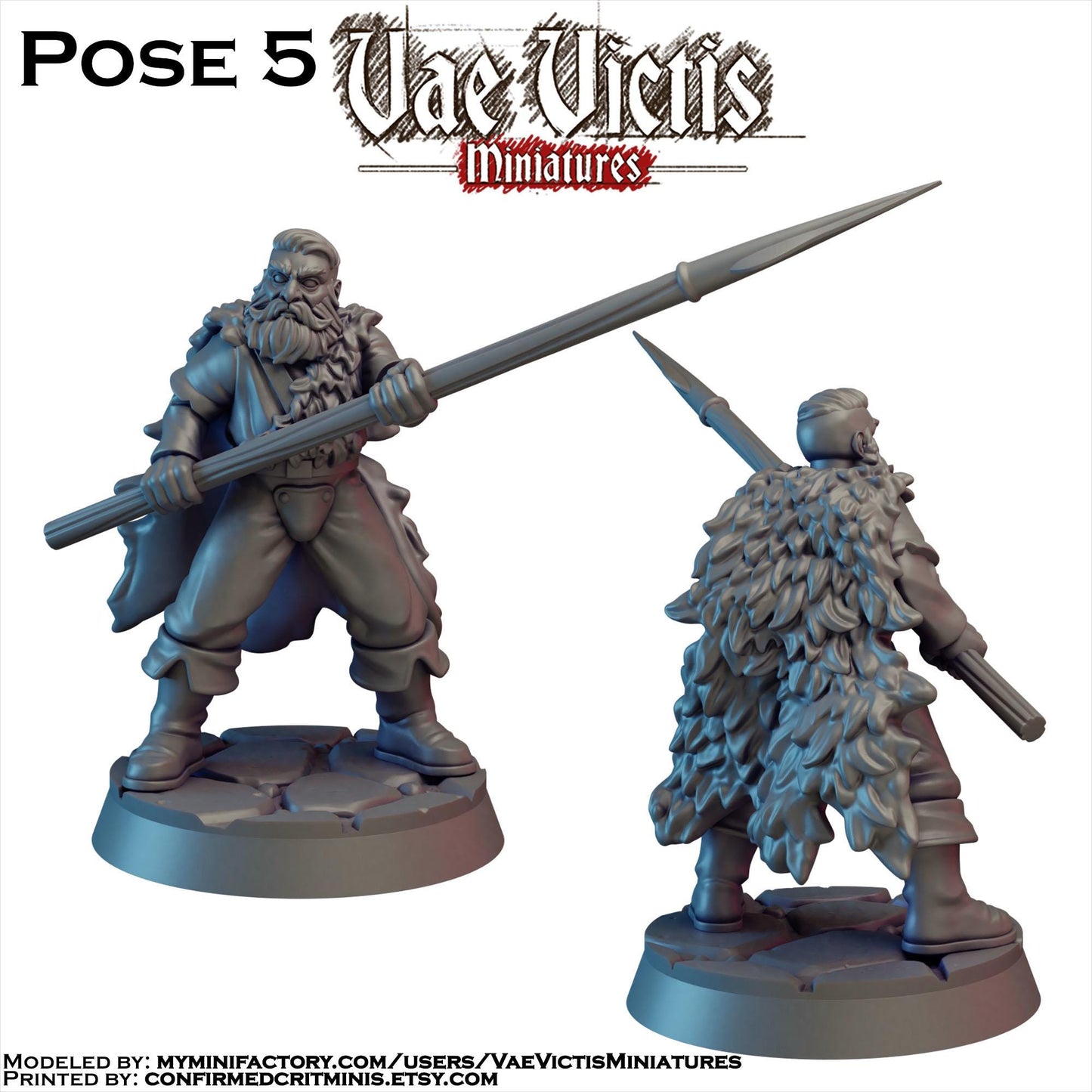 Mountain Men Mercenary Miniatures - by Vae Victis Miniatures