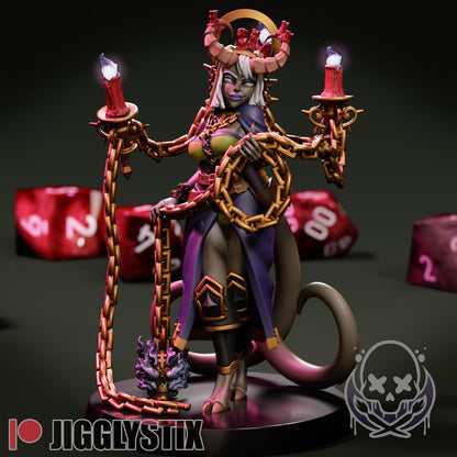 Demon Nun Yakshini Miniature - by Jigglystix