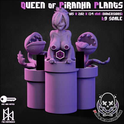 Queen of Piranha Plants Miniature - by Jigglystix