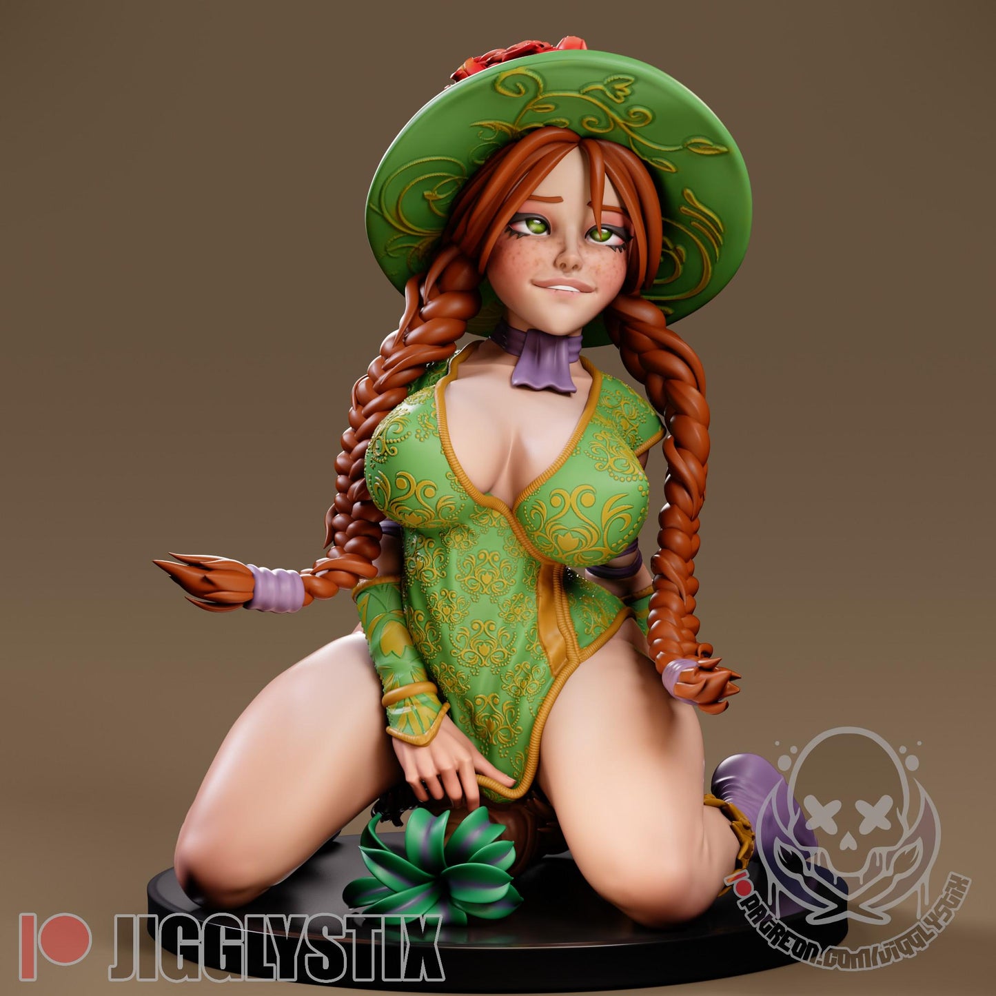 Naughty Botanist Miniature - by Jigglystix
