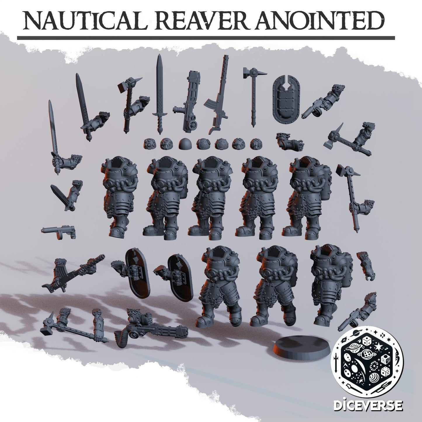 Nautical Reaver Anointed Modular Miniatures - Diceverse