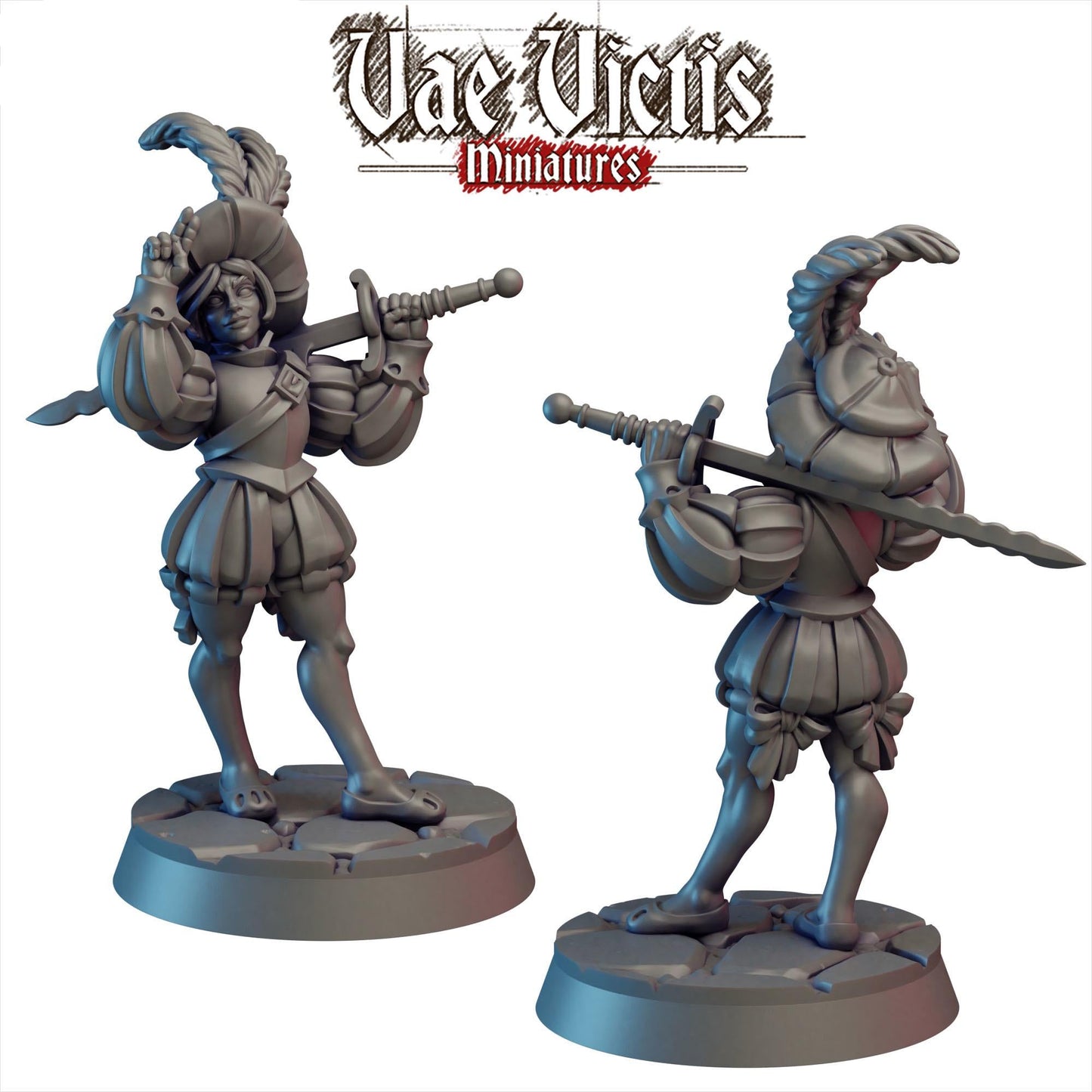 Landsknecht Girl Miniature - by Vae Victis Miniatures