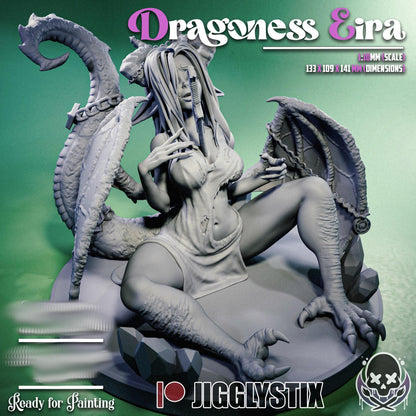 Dragoness Eira Miniature - by Jigglystix