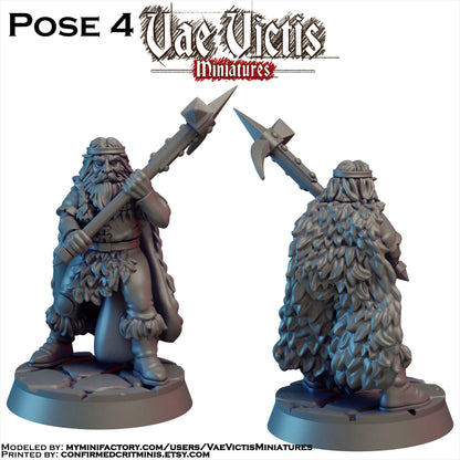 Mountain Men Mercenary Miniatures - by Vae Victis Miniatures