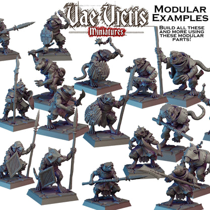 Modular Ratfolk Miniatures - by Vae Victis Miniatures