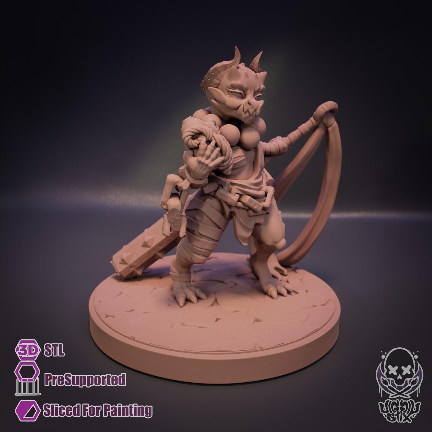 Kaiju Empress Kobold Miniature - by Jigglystix