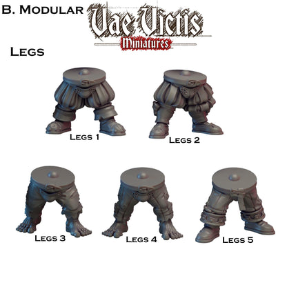 Modular Ogre Mercenary Miniatures - by Vae Victis Miniatures