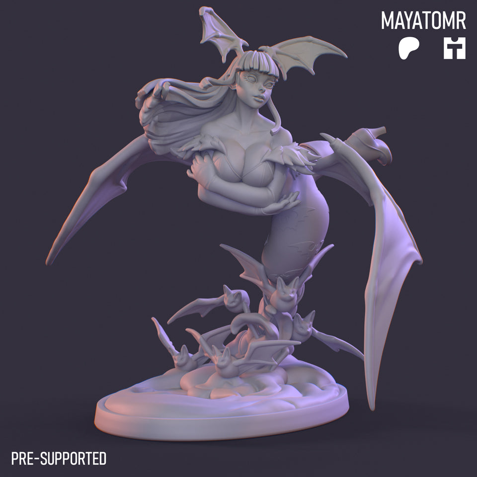 Dancing Succubus Fighter Miniature - by Mayatomr