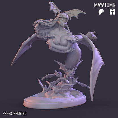 Dancing Succubus Fighter Miniature - by Mayatomr