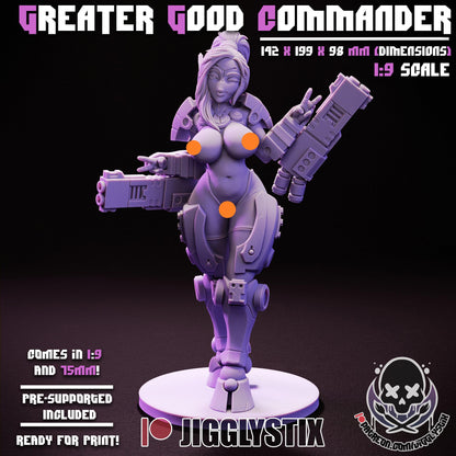Greater Good Commander Miniature - by Jigglystix