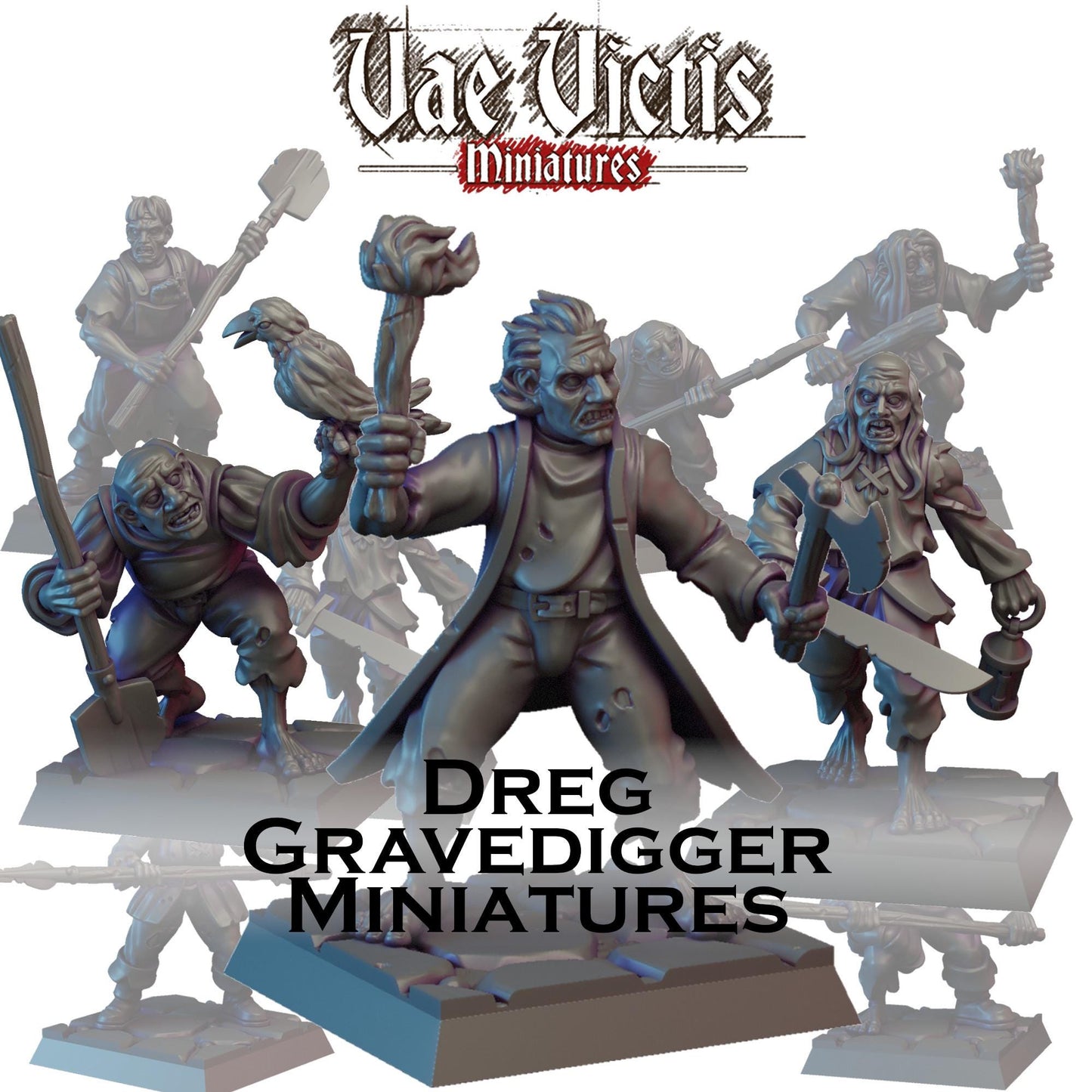 Dreg Gravedigger Miniatures - by Vae Victis Miniatures