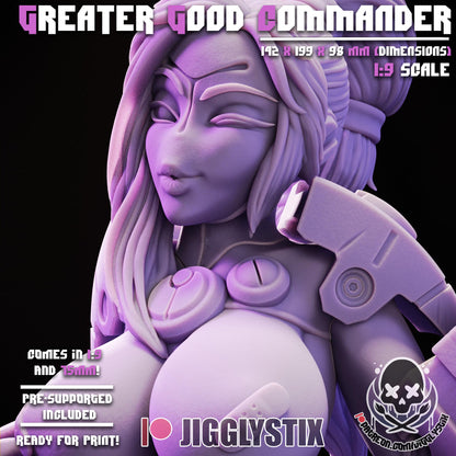Greater Good Commander Miniature - by Jigglystix