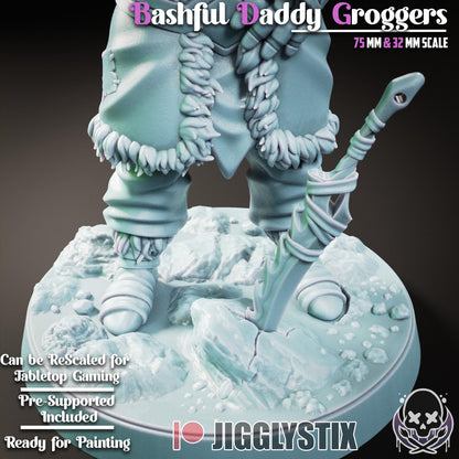 Bashful Daddy Groggers Miniature - by Jigglystix