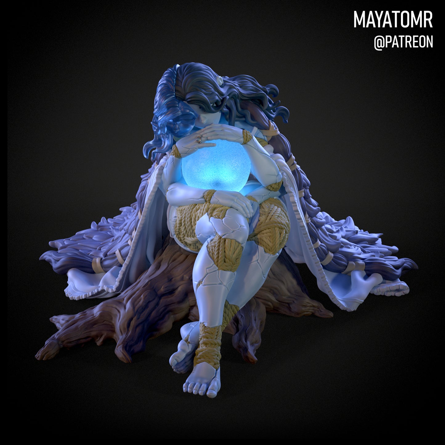 Dreaming Witch Miniature - by Mayatomr