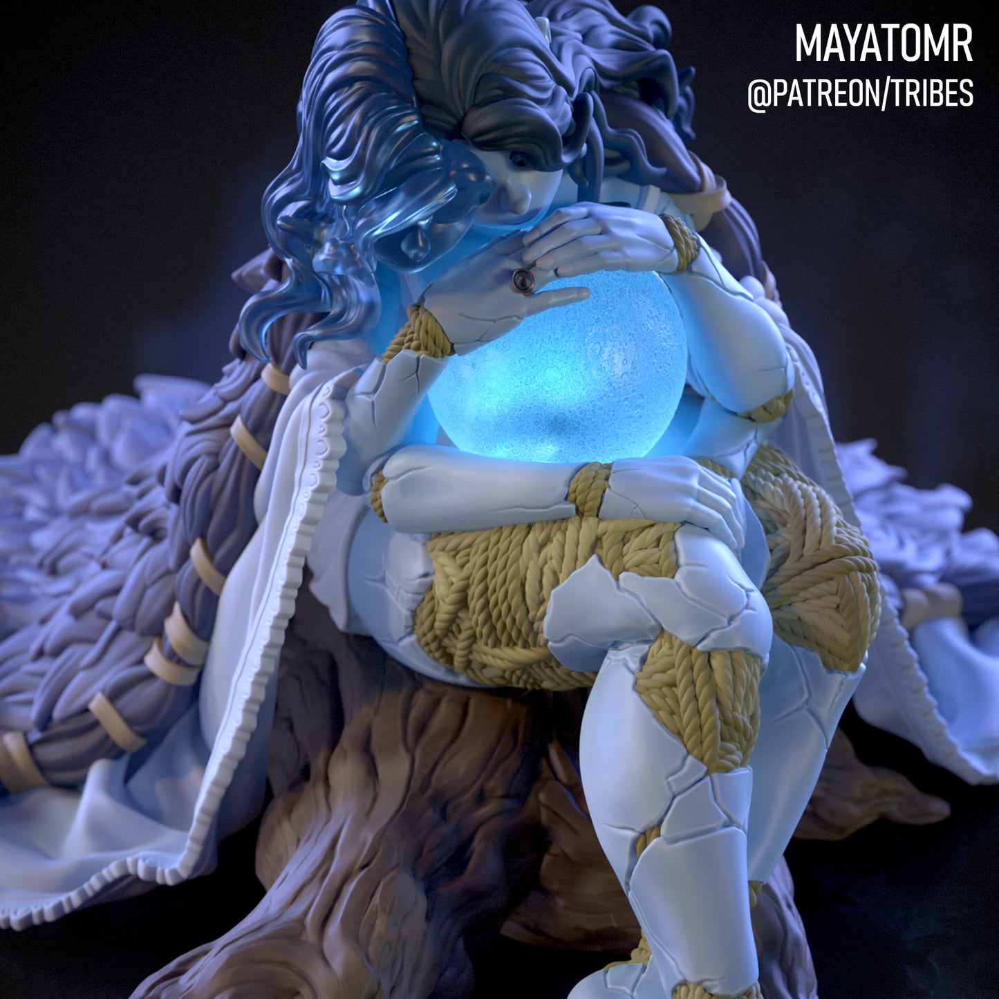 Dreaming Witch Miniature - by Mayatomr